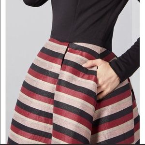 ModCloth Visibly Chic Stripe Midi Dress